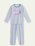 Cute Cartoon Printed Long-Sleeved Cotton pajamas - Mini Taylor