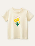 Cute Flowers Printed T-shirt - Mini Taylor