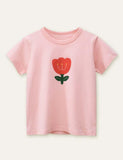 Cute Flowers Printed T-shirt - Mini Taylor