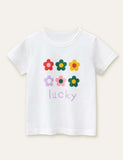 Cute Flowers Printed T-shirt - Mini Taylor