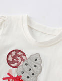 Cute Ice-Cream Appliqué T-shirt - Mini Taylor