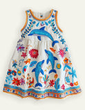 Dolphins Printed Dress
