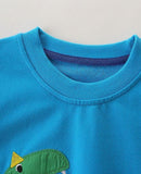 Dinosaur Appliqué Sweater - Mini Taylor