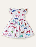 Dinosaur Butterfly Printed Dress - Mini Taylor