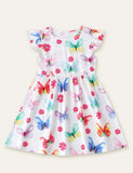 Dinosaur Butterfly Printed Dress - Mini Taylor