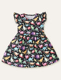 Dinosaur Butterfly Printed Dress - Mini Taylor