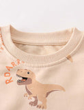 Dinosaur Floral Print Long Sleeve Sweatshirt - Mini Taylor