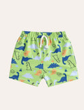 Dinosaur Full Printed Swimming Shorts