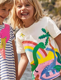 Dinosaur Park Rainbow T-shirt - Mini Taylor
