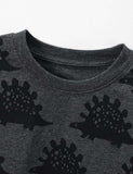 Dinosaur Printed Long-Sleeved T-shirt - Mini Taylor