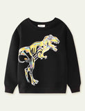 Dinosaur Printed Sweater