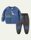Dinosaur Printed Sweater Suit - Mini Taylor