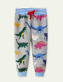 Pantalones deportivos con estampado de dinosaurios