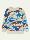 Dinosaur Printed Sweatshirt