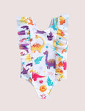 Dinosaur Printed Swimsuit