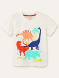 Camiseta con estampado de dinosaurios