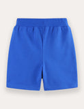 Cartoon Rocket Applique Shorts