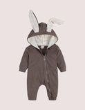 Easter Long Ear Bunny Hoodie Romper - Mini Taylor
