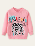 Elephant Printed Sweatshirt - Mini Taylor