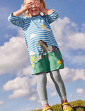 Embroidered Fun Animals Long Sleeve Dress - Mini Taylor