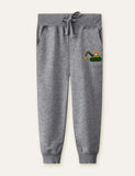 Excavator Appliqué Sweatpants - Mini Taylor