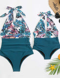 Family Matching One Piece Swimsuit Backless Swimsuit - Mini Taylor