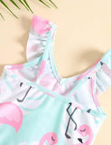 Flamingo One-Piece Swimsuit - Mini Taylor