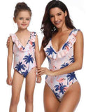 Flamingo Printed Family Matching Swim Suit - Mini Taylor