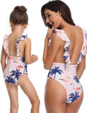 Flamingo Printed Family Matching Swim Suit - Mini Taylor