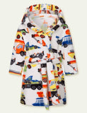 Flannel Cartoon Printed Nightgown - Mini Taylor