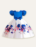 Floral Bow Party Dress - Mini Taylor