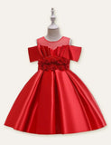 Floral Bow Party Dress - Mini Taylor