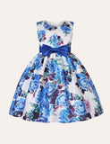 Floral Bow Party Dress - Mini Taylor