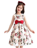 Floral Bow Party Dress - Mini Taylor