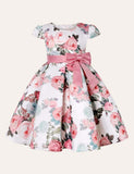 Floral Bow Party Dress - Mini Taylor