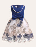 Floral Embroidered Party Dress - Mini Taylor