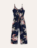 Floral Family Matching Overalls - Mini Taylor