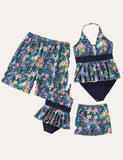 Floral Family Matching Swim Suit - Mini Taylor