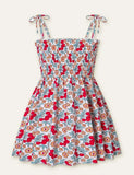 Floral Fruit Full Printed Dress - Mini Taylor