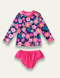 Floral Long-sleeved Swimsuit - Mini Taylor