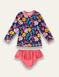 Floral Long-sleeved Swimsuit - Mini Taylor