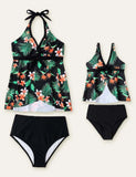 Floral Printed Family Matching Swimsuit - Mini Taylor