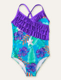 Floral Printed One-Piece Swimsuit - Mini Taylor