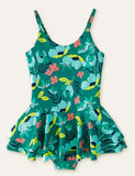 Floral Printed One-Piece Swimsuit - Mini Taylor