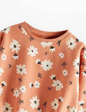 Floral Printed Sweatshirt - Mini Taylor