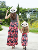 Floral Striped Family Matching Dress - Mini Taylor