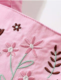 Flower Embroidered Sleeveless Dress - Mini Taylor