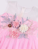 Flower Mesh Party Dress - Mini Taylor