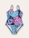 Flower One Piece Swimsuit - Mini Taylor