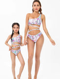 Flower Printed Family Matching Swim Suit - Mini Taylor